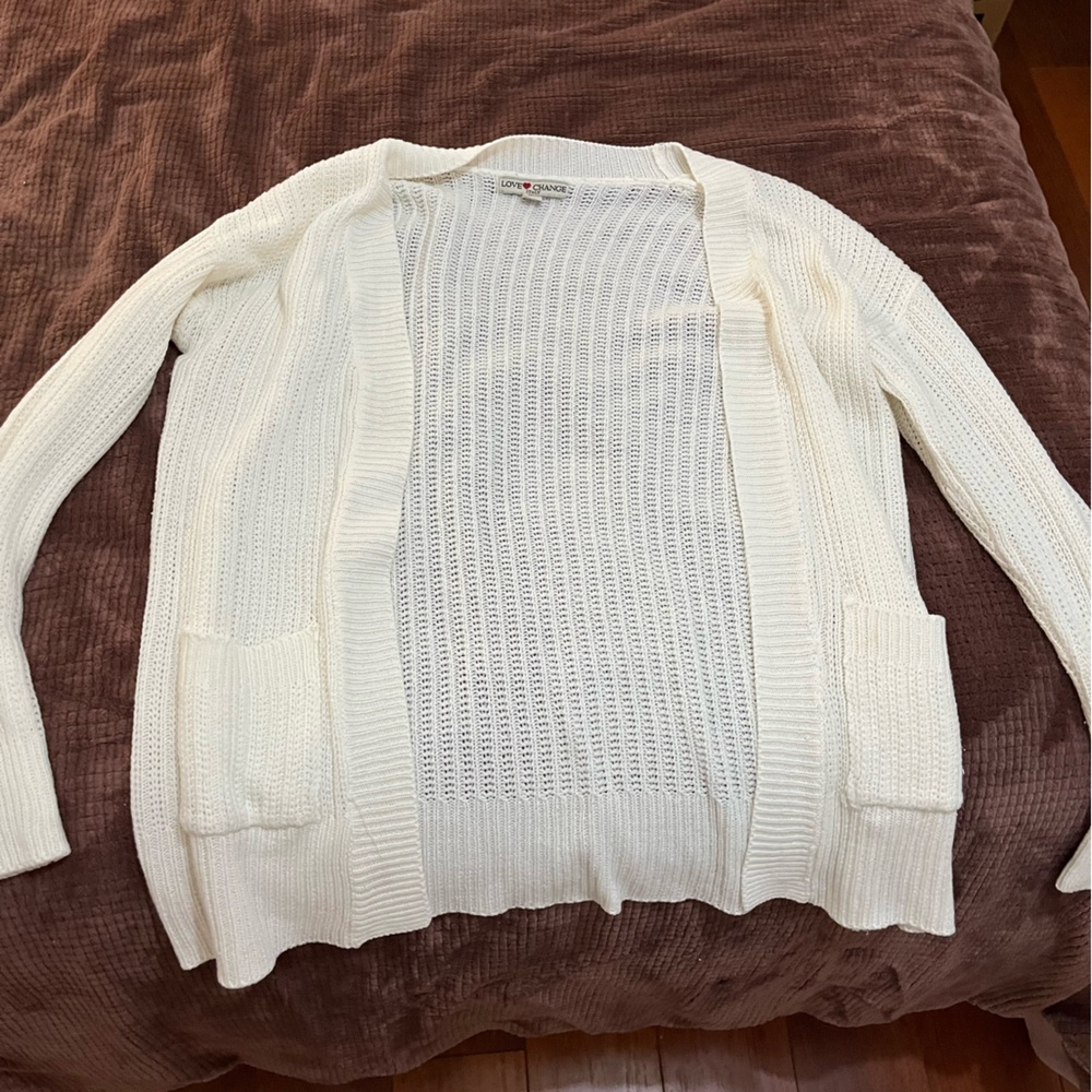 White Cardigan